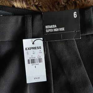 NWT Express Bermuda High Rise Shorts